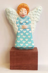 Red Haired  Guardian Angel - Goddess - Faye – Fairy – Peri  Sculpture