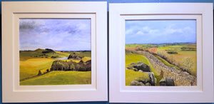 Spring Walk on Hadrian's Wall Original Painting