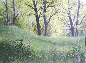 Foxglove Woods- Original Painting