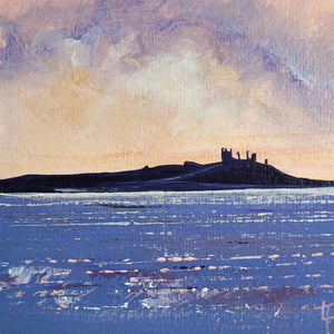 Dunstanburgh Castle Morning   - Original Painting