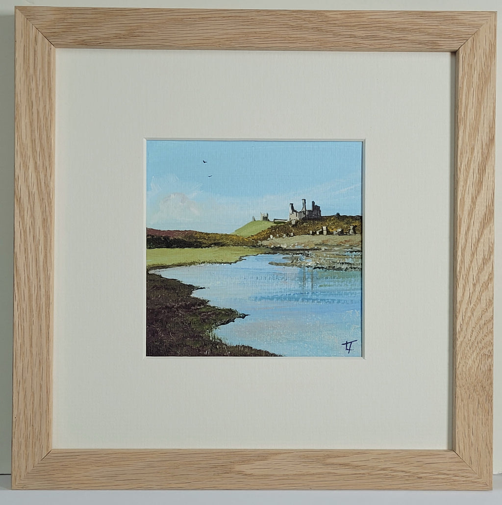 Dunstanburgh Castle Spring   - Original Painting