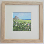 Lindisfarne Castle With Summer Flowers-  Original Painting