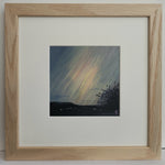 Northern Lights from Tosson Lime Kiln - Original Painting