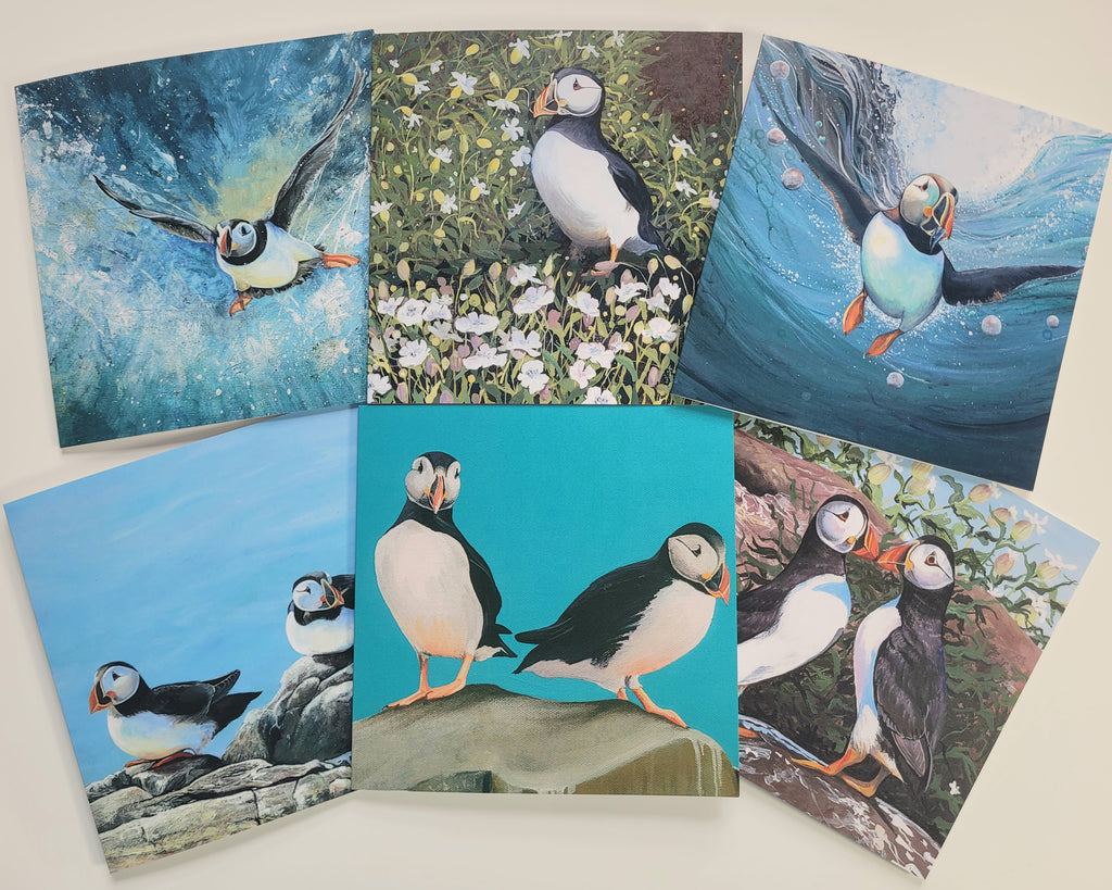 THE PUFFIN COLLECTION- SET OF 6 CARDS