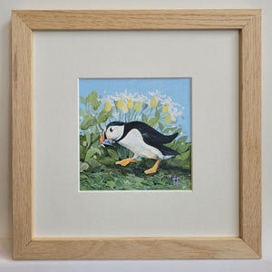 Nearly Home Puffin - Original Painting