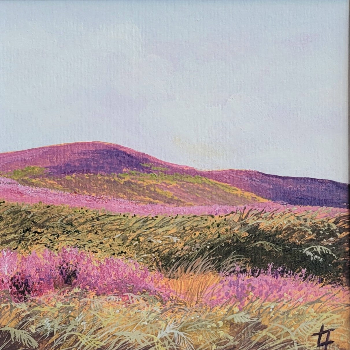 The Turn of the Year - Simonside Heather - Original Painting