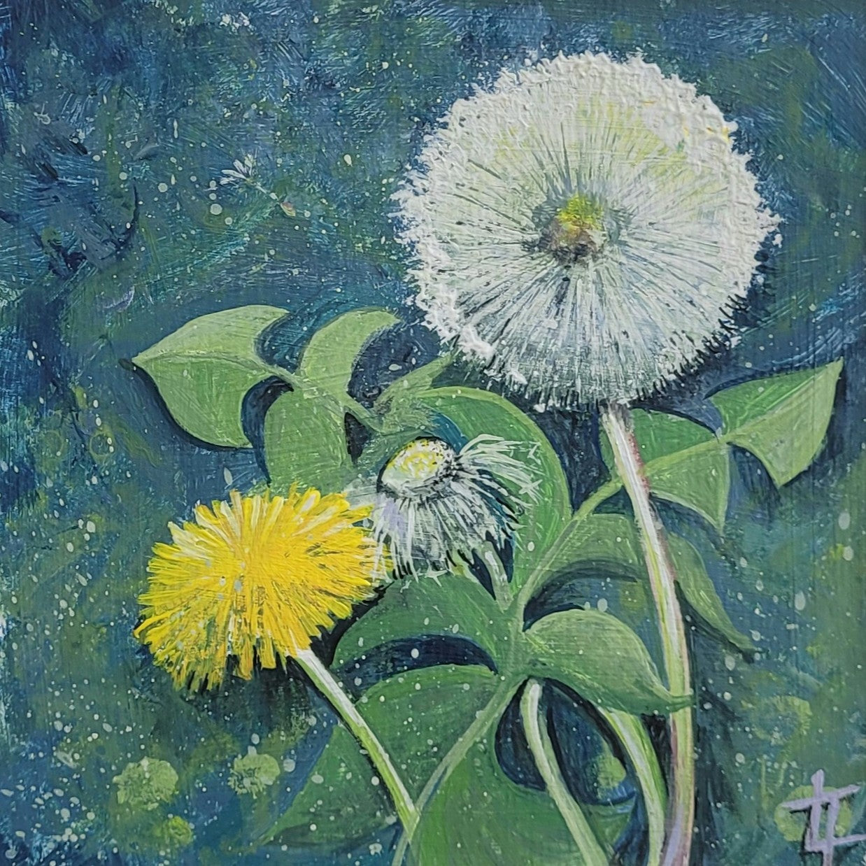 Dandelion Clock - Original Painting