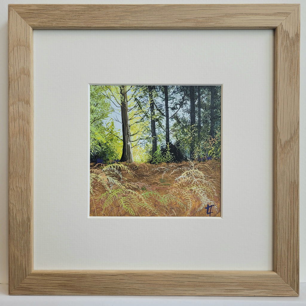 A Walk in the Autumn Woods- Original Painting