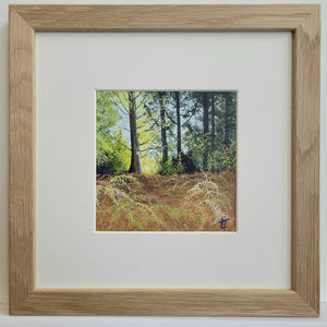 A Walk in the Autumn Woods- Original Painting