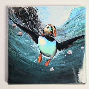 Set of Four Ceramic Coasters
