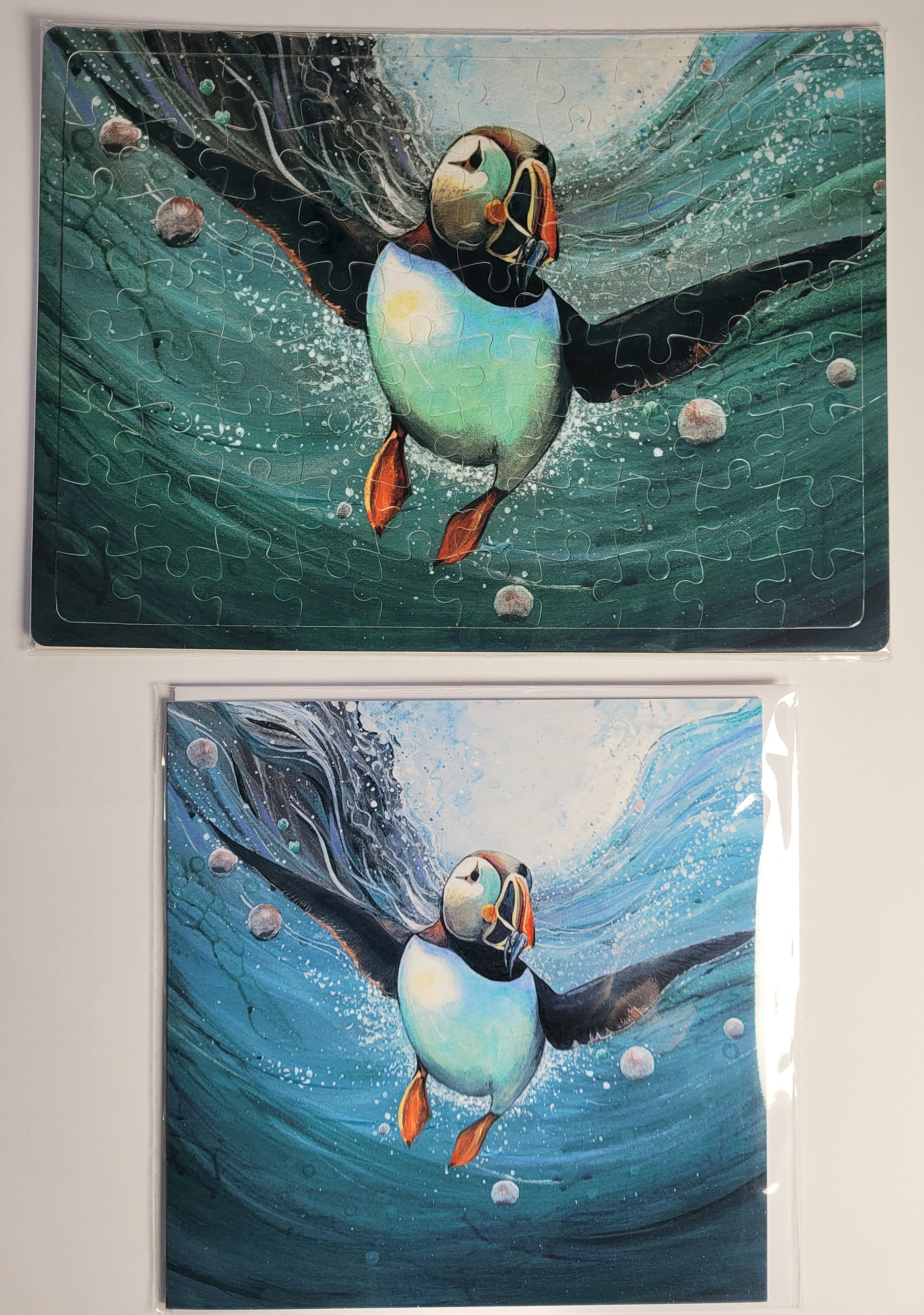 Jigsaw - "Gone Fishing" Puffin.