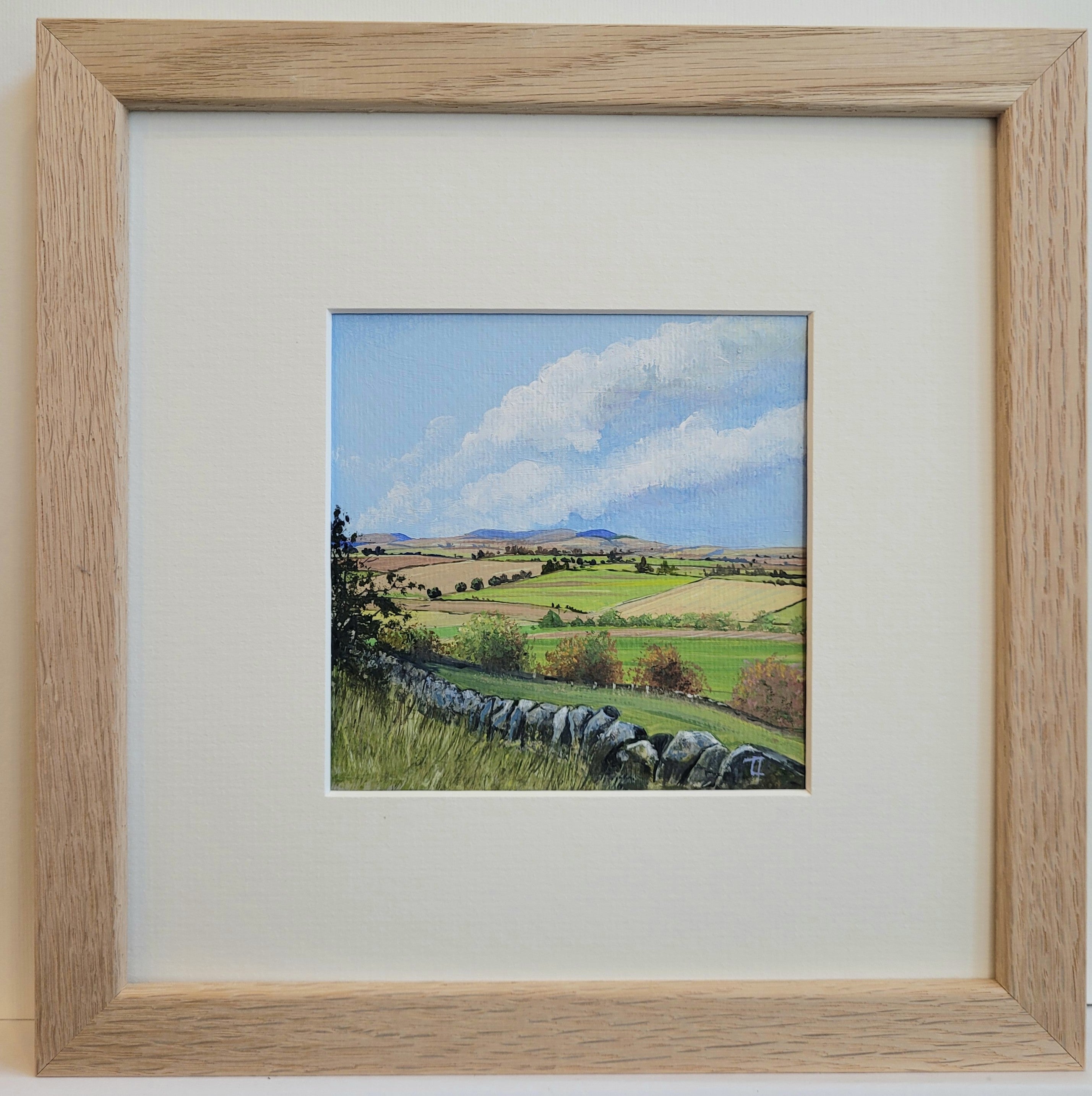 The Cheviots From Thrunton Woods - Original Painting