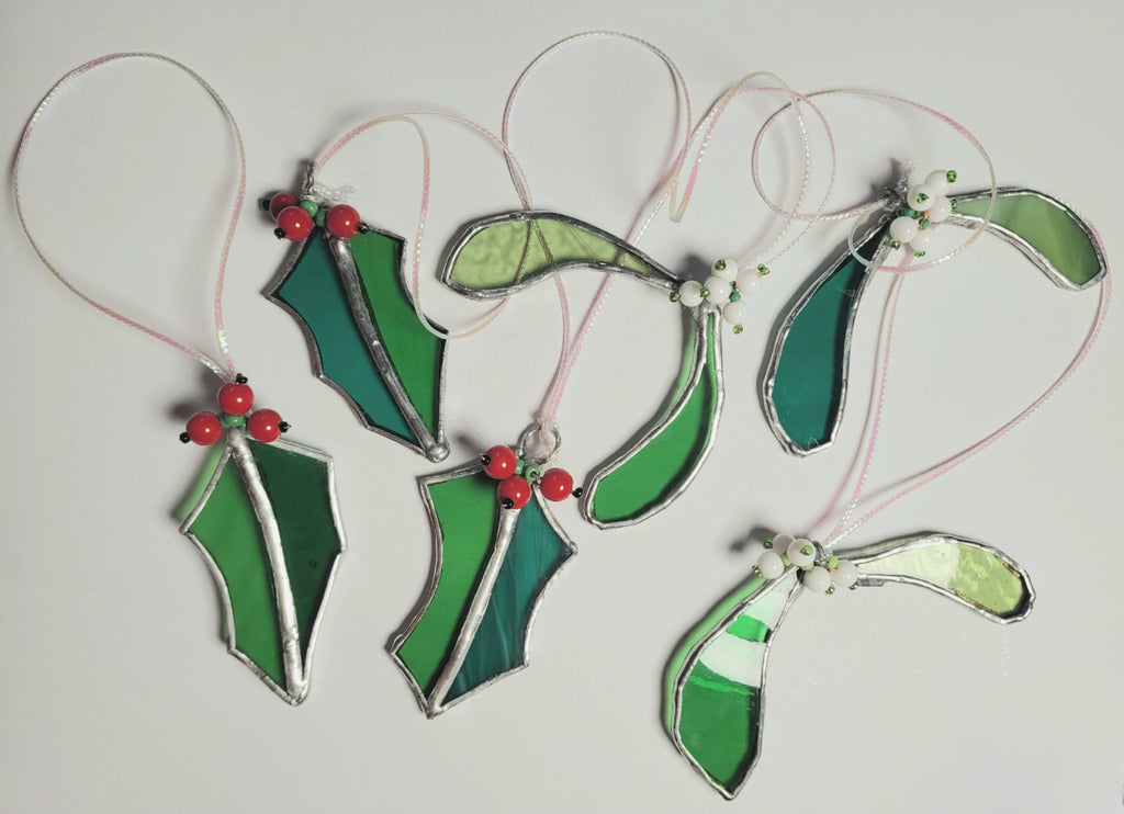 Handmade Glass Christmas Decorations