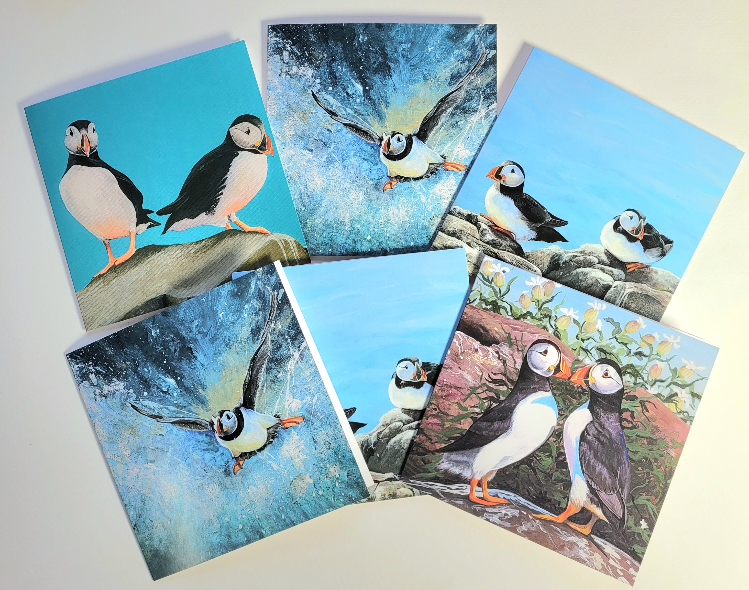 THE PUFFIN COLLECTION- SET OF 6 CARDS