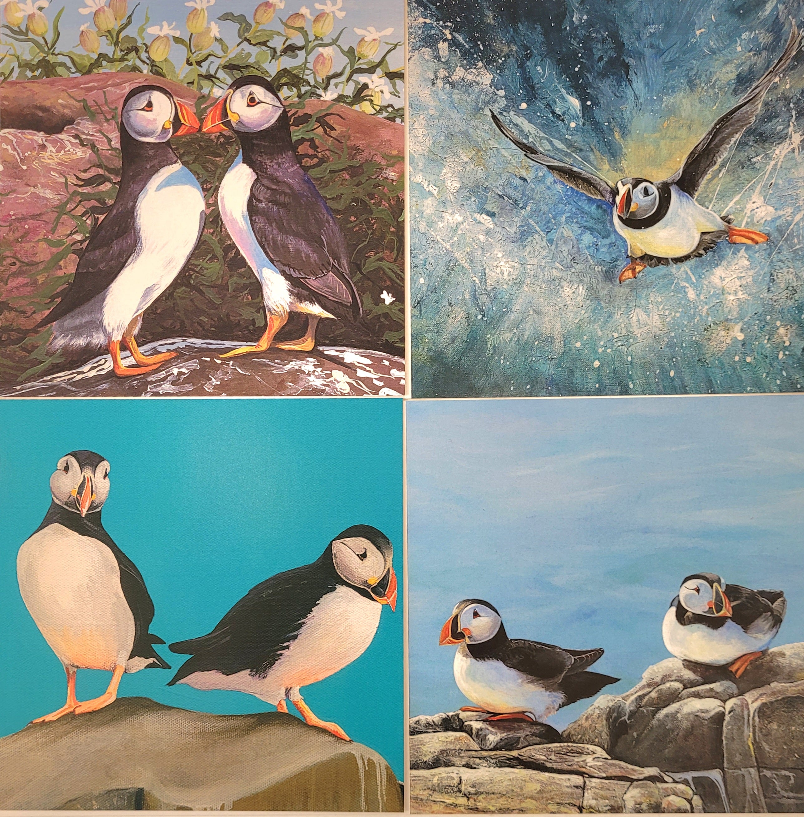 THE PUFFIN COLLECTION- SET OF 6 CARDS