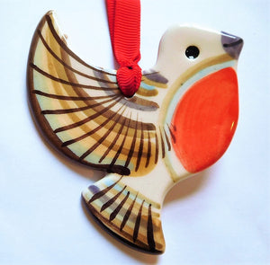 Ceramic Art- Pair of Robins