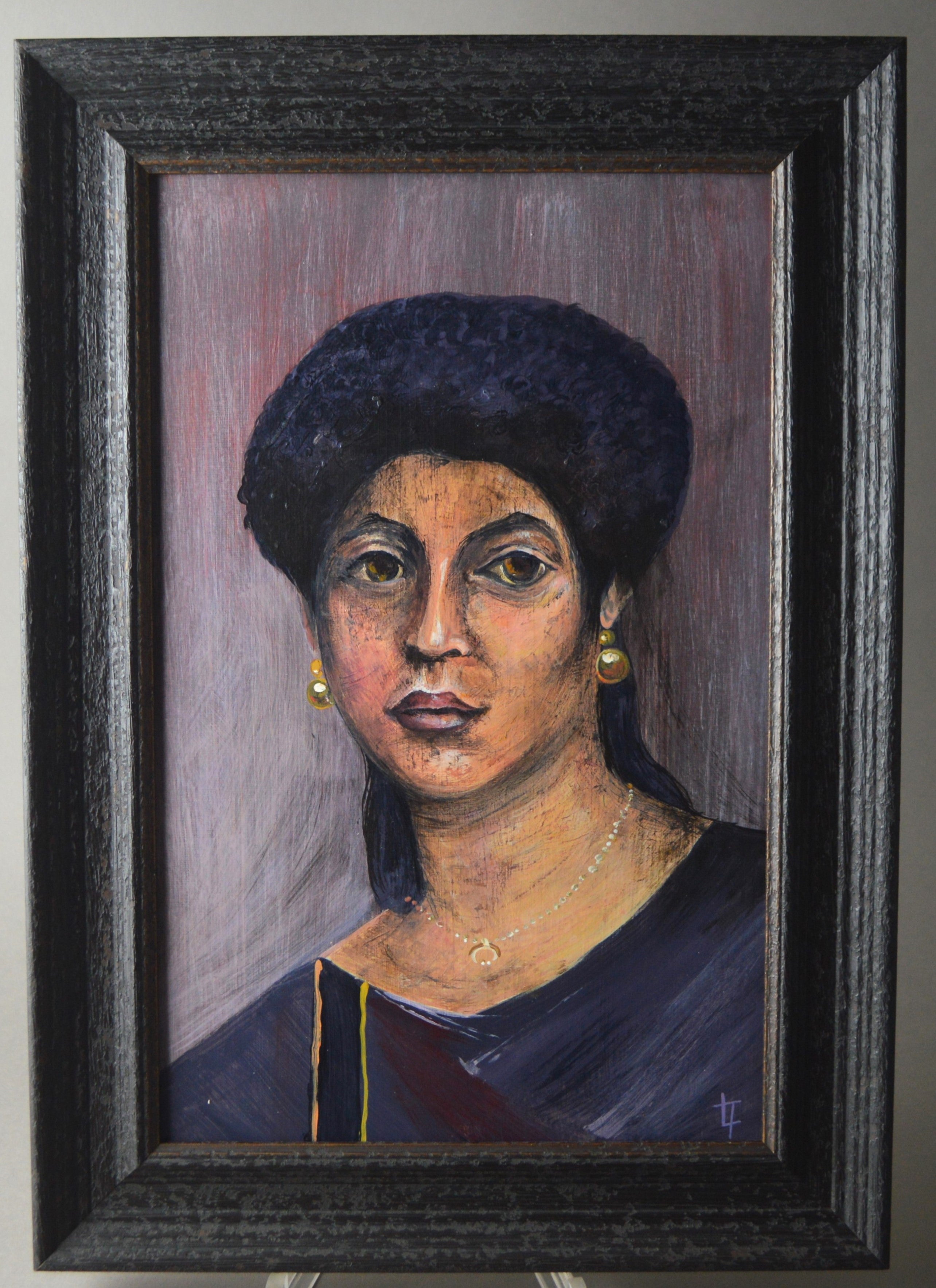 Portrait Of Woman From Hawara in Egypt