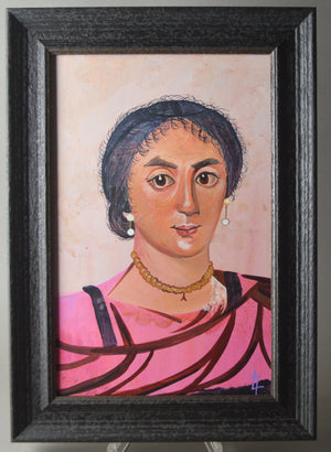 Portrait of Woman in Pink