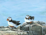 Love on The Rocks- Puffin Pair