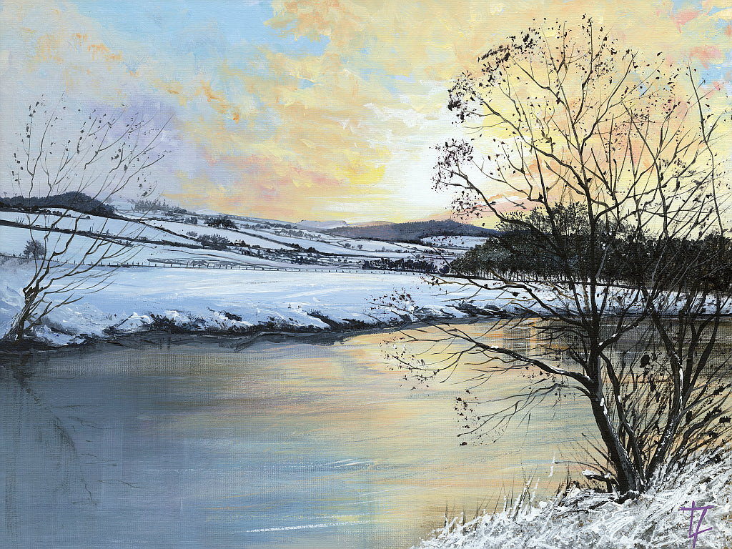 River Coquet In The Snow