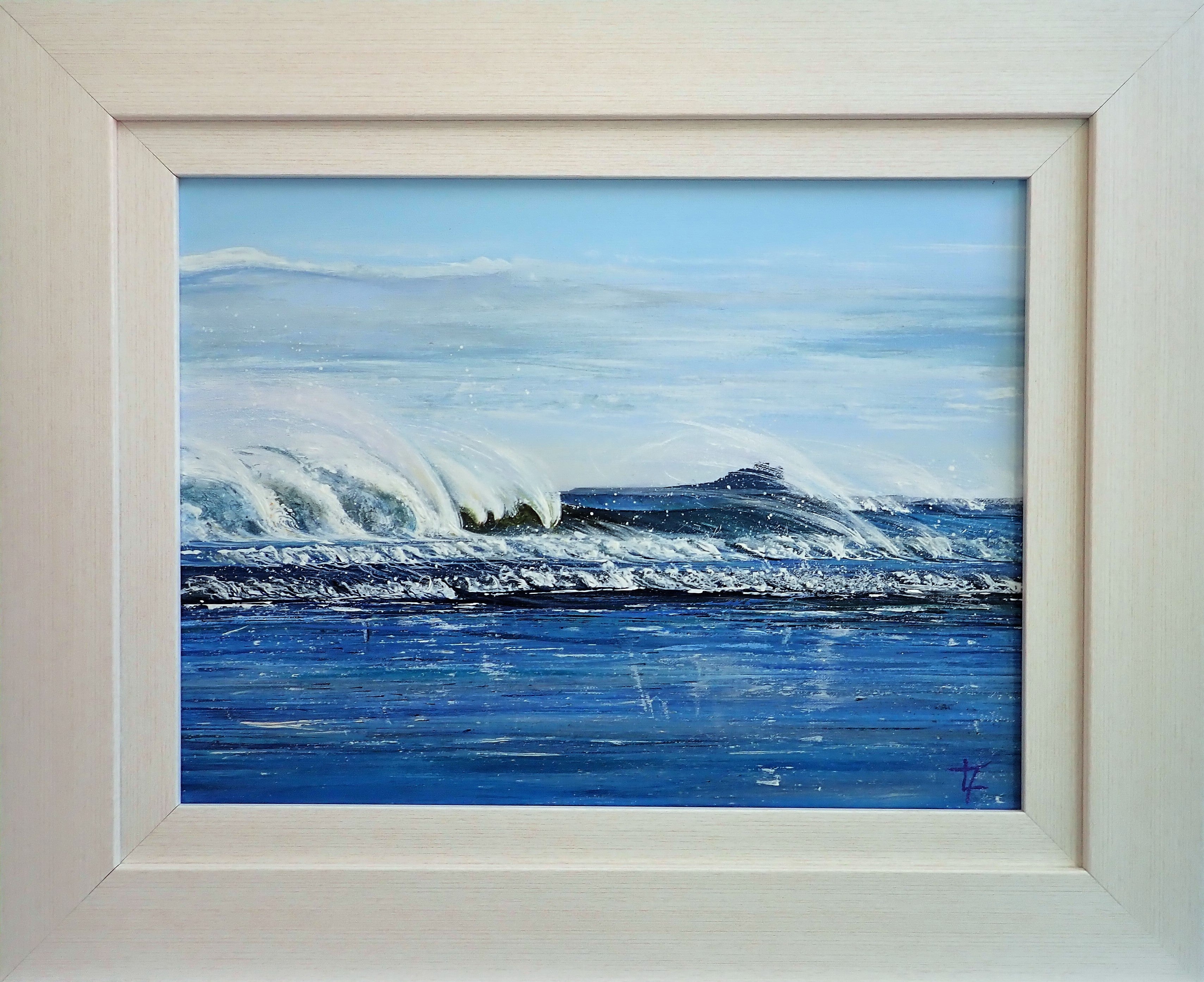 Bamburgh - Weather Warning-  Original Painting