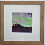 Bamburgh Castle With Northern Lights - Original Painting