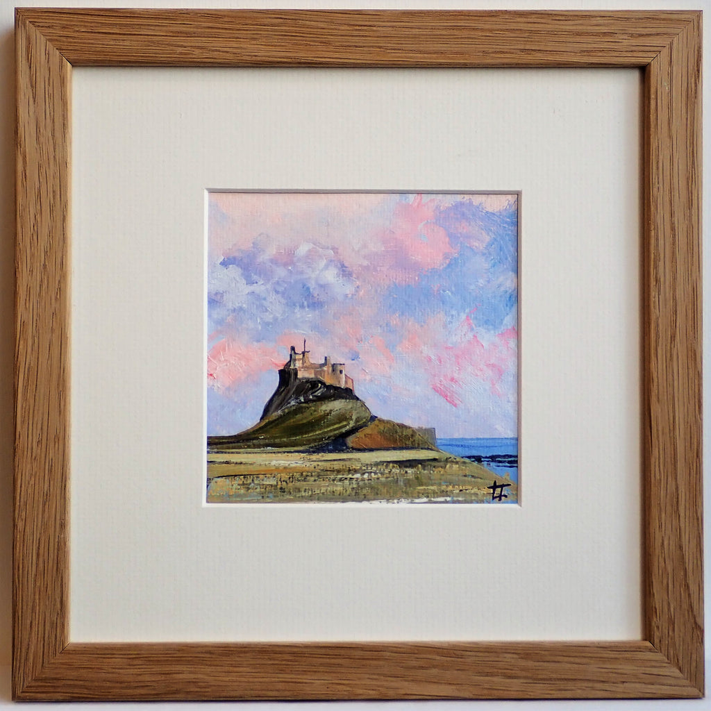 Lindisfarne Castle Early Evening-  Original Painting