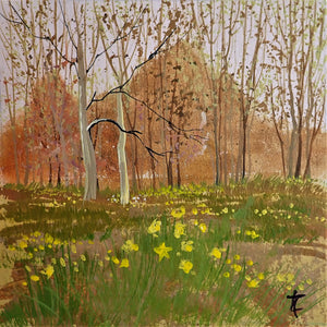 Daffodil Walk - Original Painting