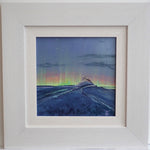 Lindisfarne Castle With Northern Lights   Original Painting