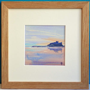 Copy of Bamburgh Castle Floating in Morning Light I - Original Painting