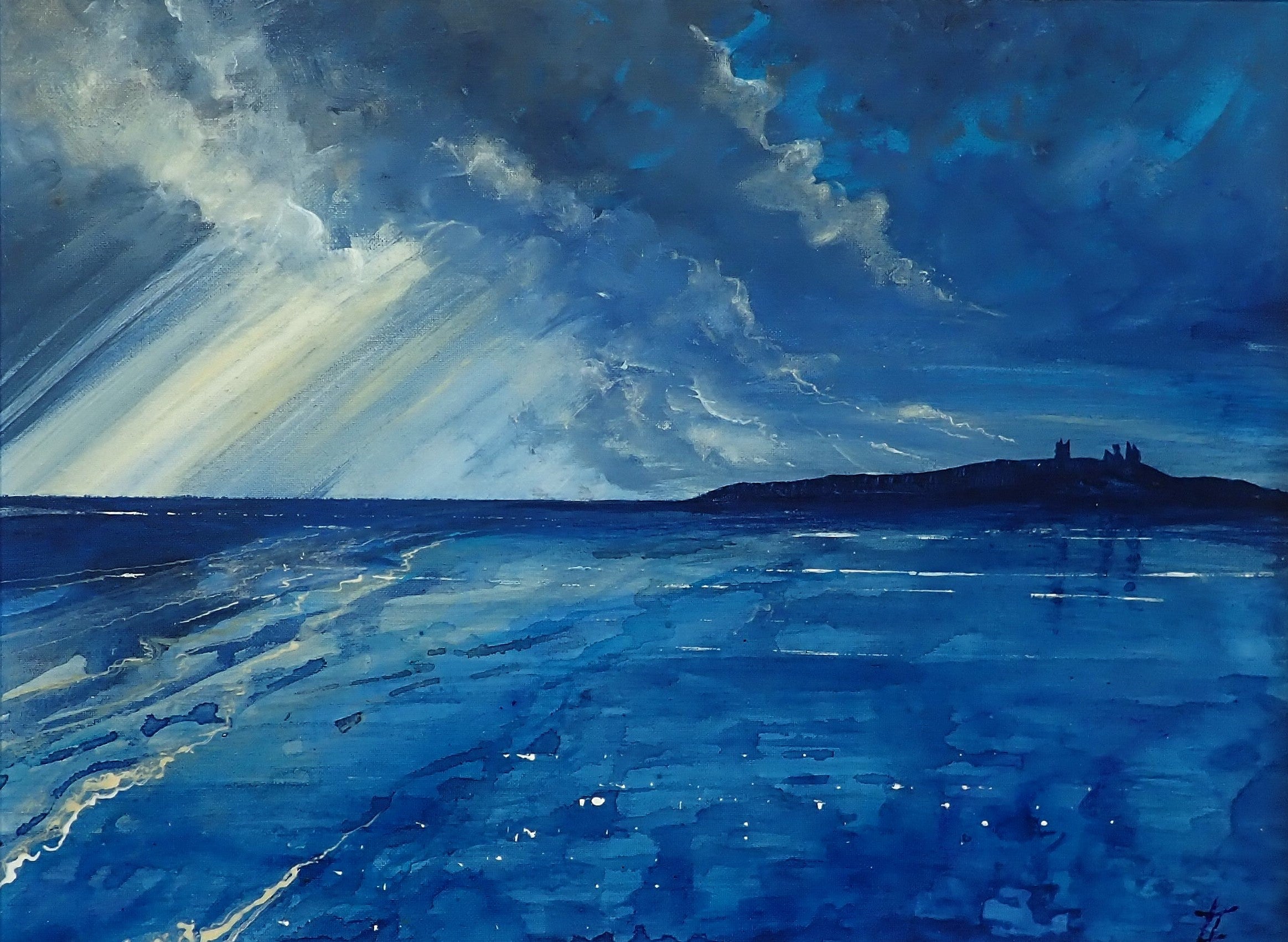 Dunstanburgh Storm - Original Painting
