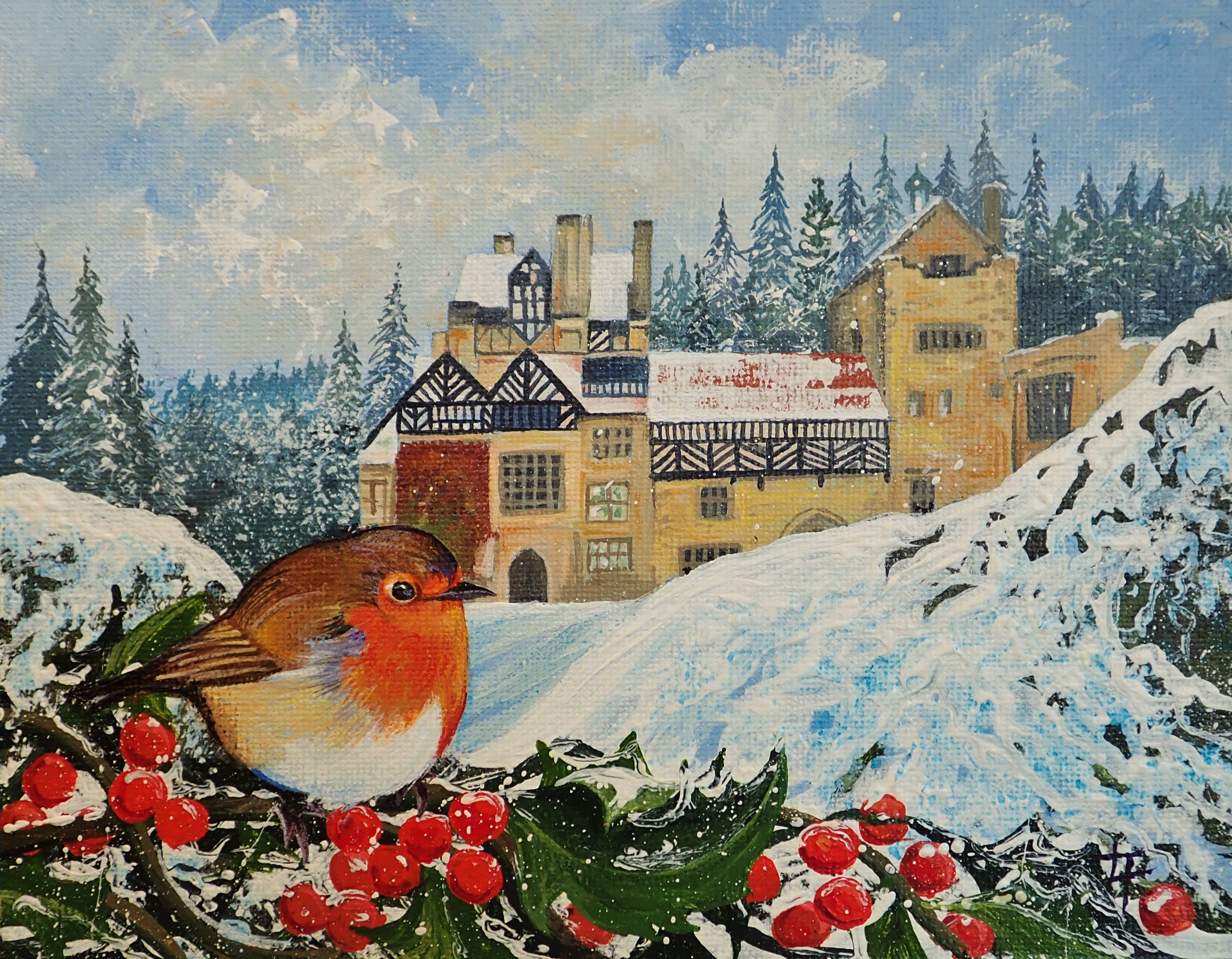 Robin - Cragside Original Painting