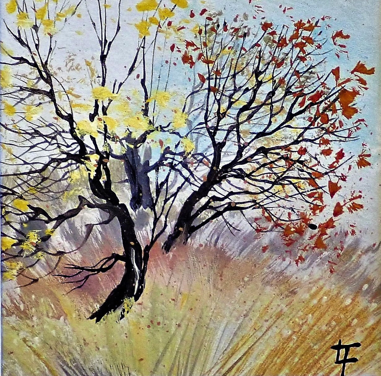 Autumn Day in Northumberland-  Original Painting