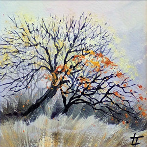 Autumn Walk in Northumberland-  Original Painting