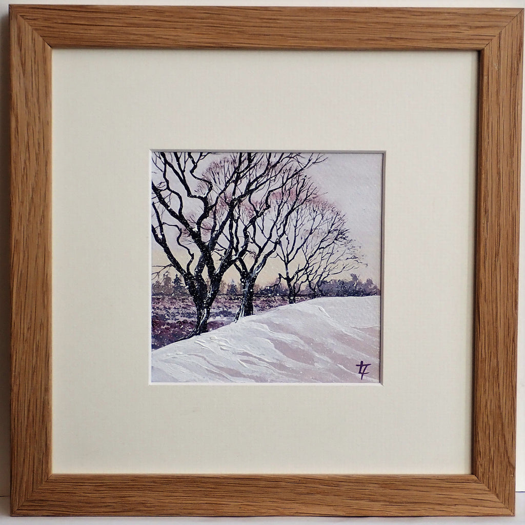 Old Rothbury Winter Trees - Original Painting