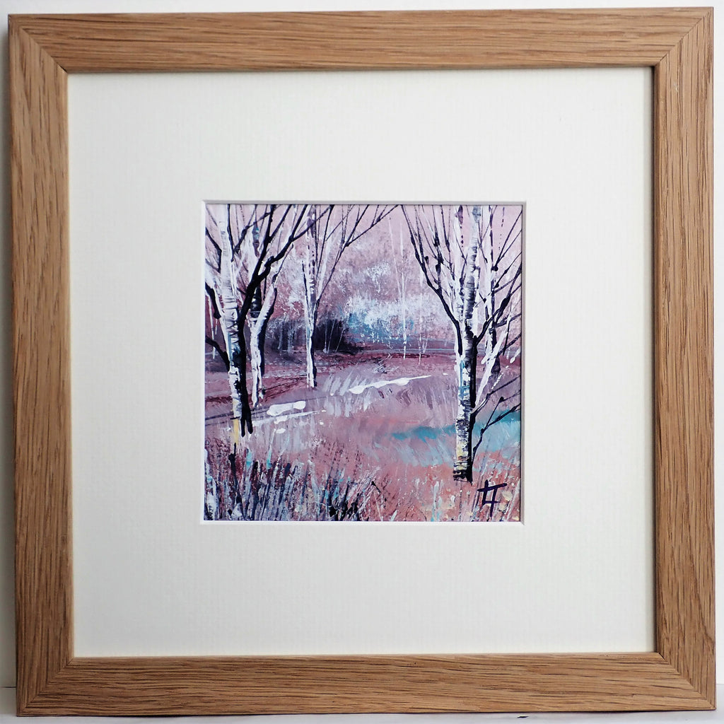 Winter Birches - Original Painting